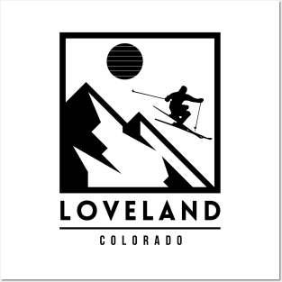 Loveland ski - Colorado usa Posters and Art